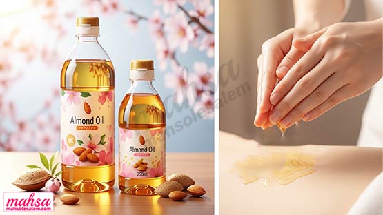 روغن بادام شیرین سیاهی زانو و آرنج