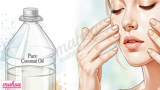 روغن نارگیل روی پوست بزنی چی میشه