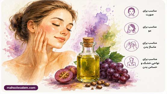 روغن هسته انگور 3